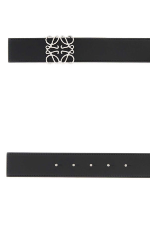Black leather reversible Anagram belt LOEWE (E821Z20X02)