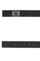 Black leather reversible Anagram belt LOEWE (E821Z20X02)