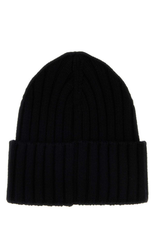 Чорна вовняна шапка-біні MONCLER (L20933B00036A9327)