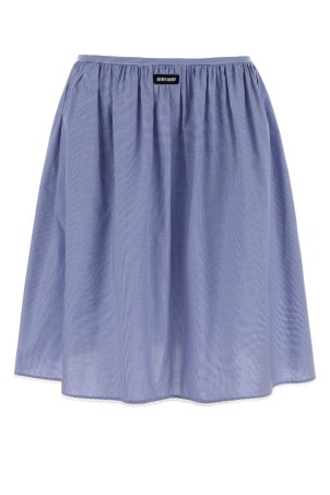 Embroidered cotton skirt MIU MIU (MG2425SOOO187G)