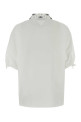 Біла сорочка з попліну, чорна, PRADA (P450IRSOOO17DG)