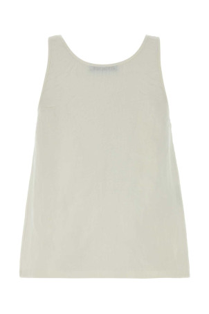 White linen top Black PRADA (P913ORSOOO122G)