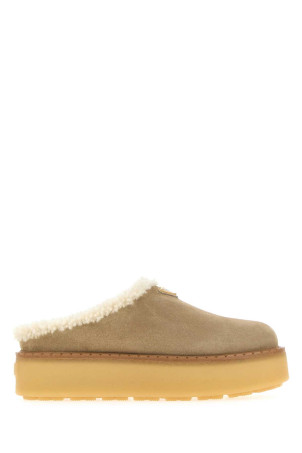 Sand suede slippers PRADA (1S715NFZG50JFT)