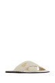 Білі шкіряні тапочки PRADA (1XX805F005034)