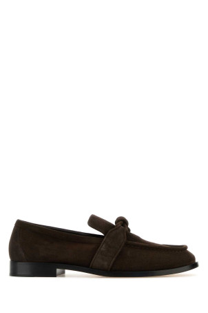 Коричневі замшеві лофери Astaire від BOTTEGA VENETA (796445V3QE1)