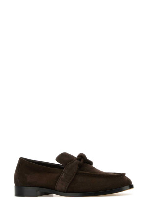 Коричневі замшеві лофери Astaire від BOTTEGA VENETA (796445V3QE1)
