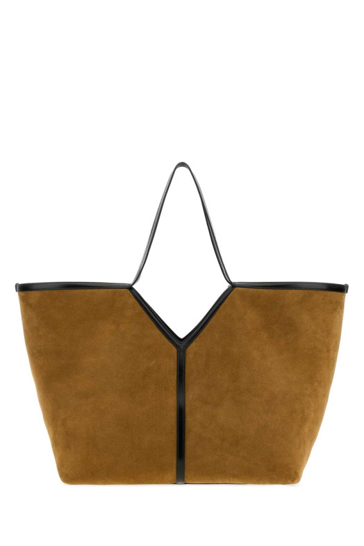 Biscuit suede Y shopping bag SAINT LAURENT (869462AAGN5)