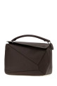 Dark brown leather large Puzzle handbag Bordeaux LOEWE (B510PNLX17)