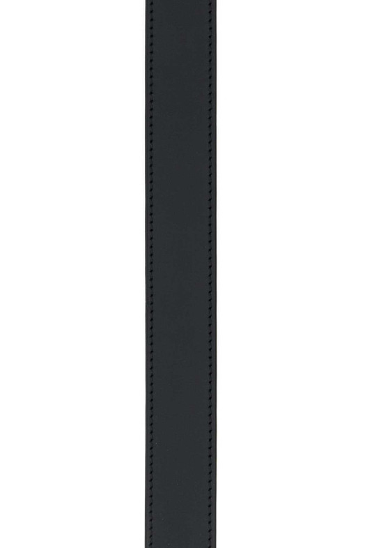 Двусторонний ремень из чёрной кожи LOEWE (E821Z26X03)