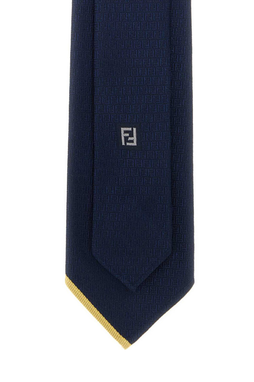 Navy blue silk tie FENDI (FXC060B1WF)