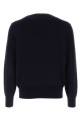 Navy blue wool sweater AMI (HKS826001)
