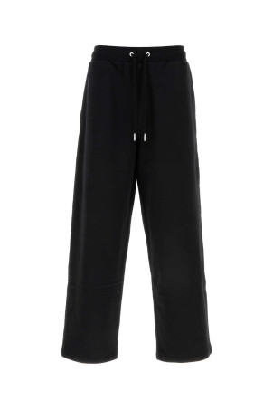 Black cotton joggers AMI (HTR856730)