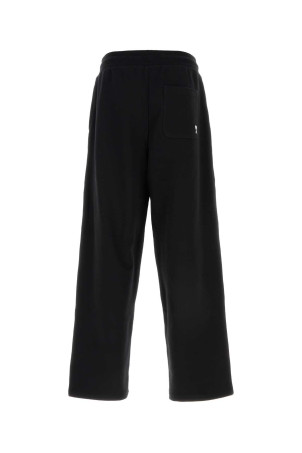 Black cotton joggers AMI (HTR856730)