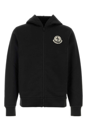 Black cotton sweatshirt Black MONCLER (L20918G00027899V4)