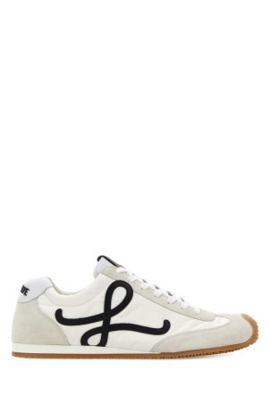 Multicolor canvas and suede Ballet Runner 2.0 sneakers White/Black LOEWE (MBR2282X09)