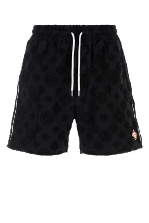 Black cotton blend bermuda shorts Black CASABLANCA (MSP26JTR27102)