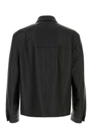 Black leather jacket Black PRADA (UPW615SOOO19WC)
