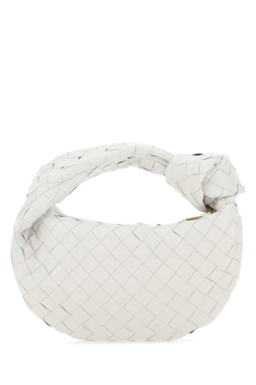 Chalk nappa leather mini Jodie handbag BOTTEGA VENETA (651876VCPP5)
