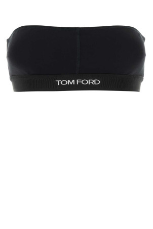 Чорний стрейч-модальний бюстгальтер TOM FORD (BRJ011JEX011)