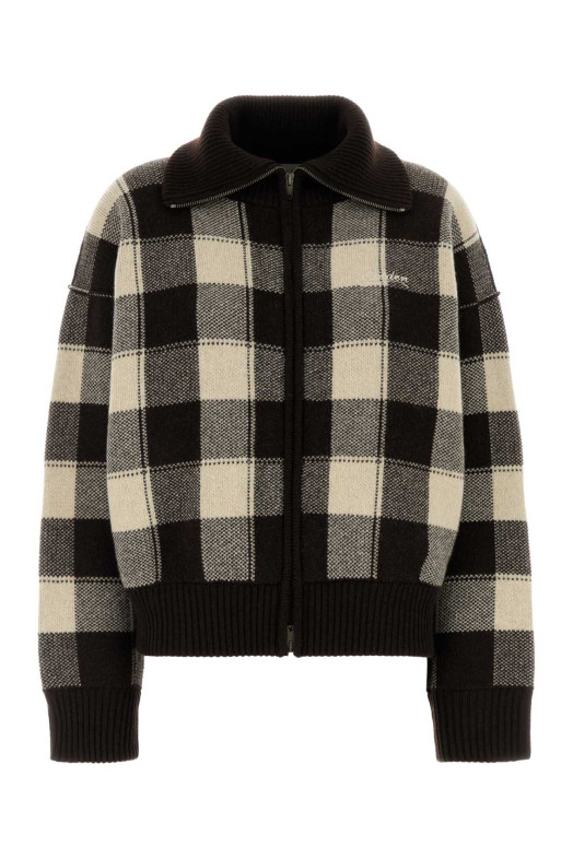 Embroidered wool cardigan GOLDEN GOOSE DELUXE BRAND (GWP02829P002669)
