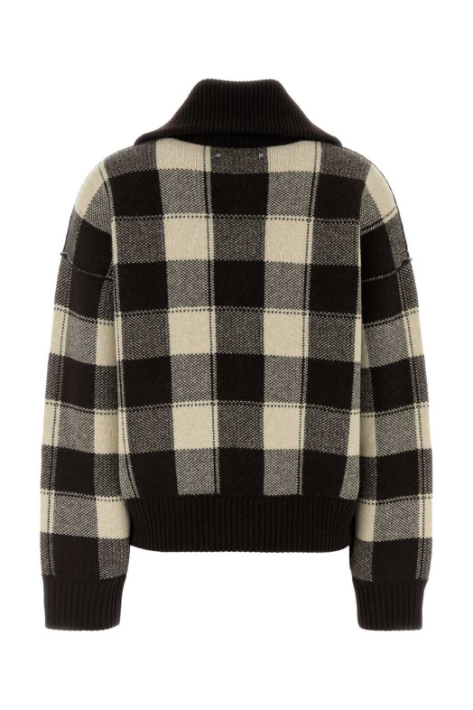 Embroidered wool cardigan GOLDEN GOOSE DELUXE BRAND (GWP02829P002669)