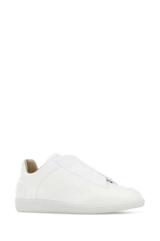 Белые кожаные слипоны Future от MAISON MARGIELA (S57WS0561P7573)