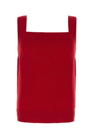Red wool vest PRADA (UMT541SOOO198Q)