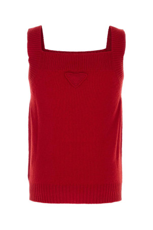 Red wool vest PRADA (UMT541SOOO198Q)
