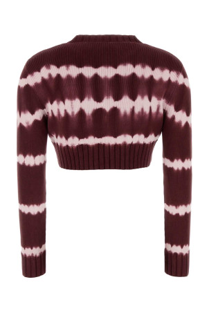 Printed cotton sweater White BALENCIAGA (875707T3454)