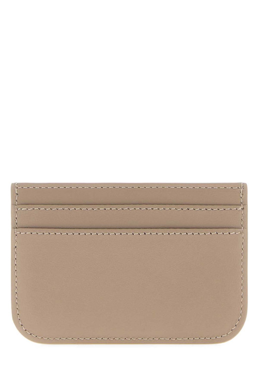 Dove grey leather FF card holder FENDI (8M0586B08E)