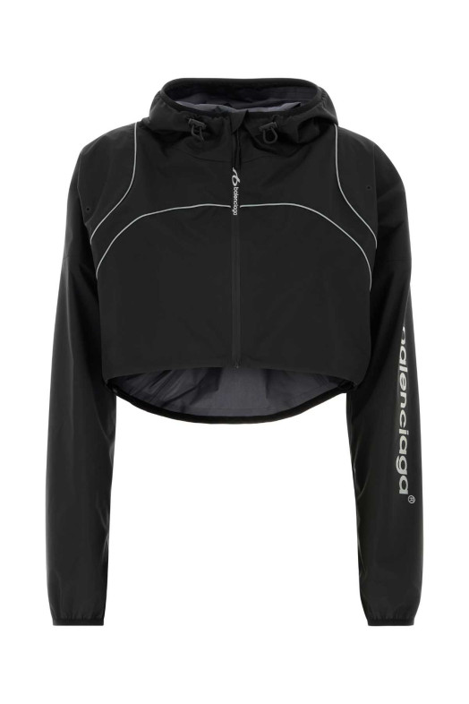 Black tech fabric windbreaker Black BALENCIAGA (A0029XTUO41)