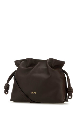 Chocolate nappa leather mini Flamenco clutch Bordeaux LOEWE (A411FC2XA6)