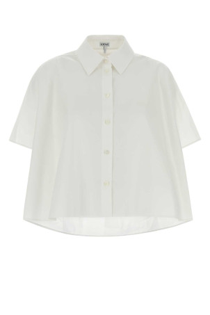White poplin shirt White LOEWE (S359Y05XI5)