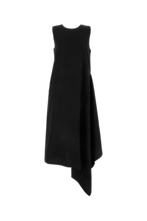 Black viscose blend Aura dress UMA WANG (UP5007)