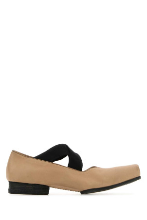 Antiqued pink leather ballerinas UMA WANG (US9003)