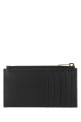 Black leather card holder Black SAINT LAURENT (607915BOW01)