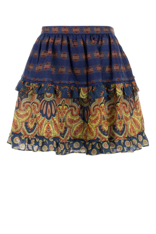 Printed linen skirt VALENTINO GARAVANI (6B3RACG1950)