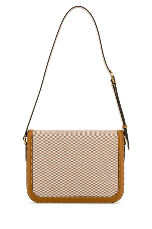 Two-tone canvas and leather 9TO5 shoulder bag VALENTINO GARAVANI (6W2B0R15CJP)
