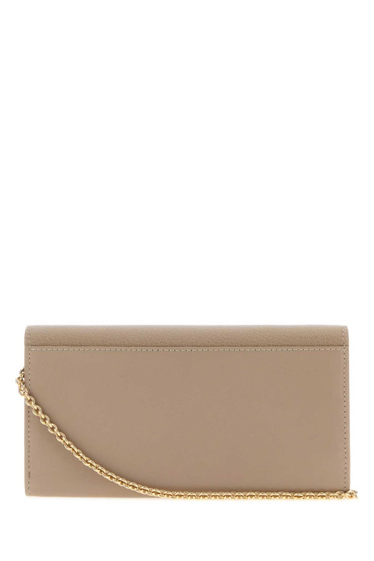 Dove grey leather FF wallet FENDI (8M0587B08E)