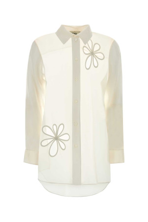 White organza shirt FENDI (FS8355AW9P)