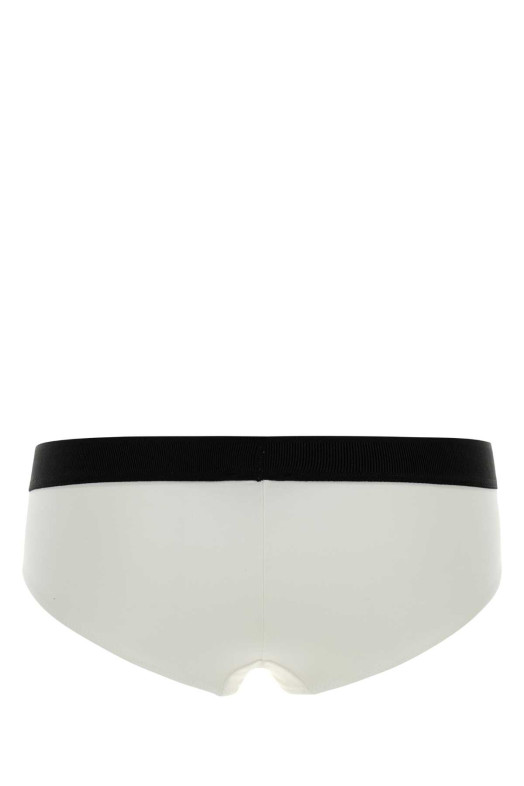 Белые эластичные трусы из модала TOM FORD (KNJ004JEX011)