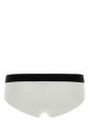Белые эластичные трусы из модала TOM FORD (KNJ004JEX011)