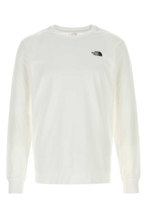 White cotton blend t-shirt THE NORTH FACE (NF0A8EU3)