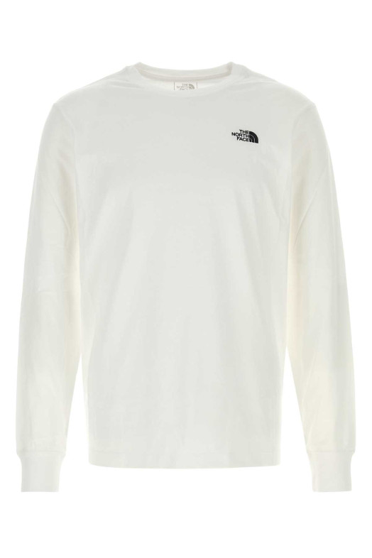 Белая футболка из смешанного хлопка THE NORTH FACE (NF0A8EU3)