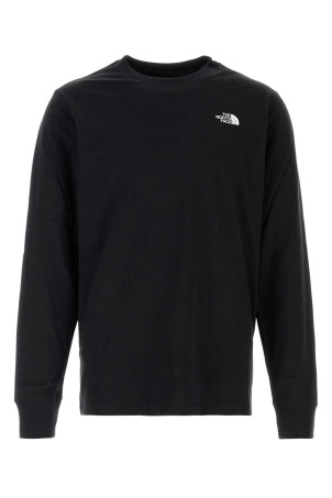 Black cotton blend t-shirt THE NORTH FACE (NF0A8EU3)