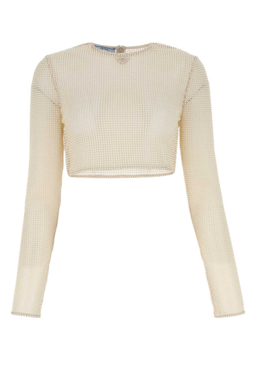 Бусы из песка, топ PRADA (P914LRS23112BW)