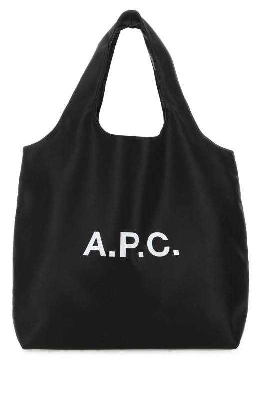 Черная сумка для покупок из синтетической кожи, черная, A.P.C. (PUAATM61565)