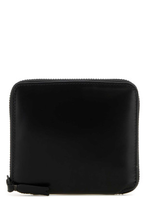 Black leather wallet Black COMME DES GARCONS (SA2100VB)