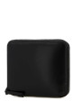 Black leather wallet Black COMME DES GARCONS (SA2100VB)