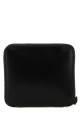 Black leather wallet Black COMME DES GARCONS (SA2100VB)